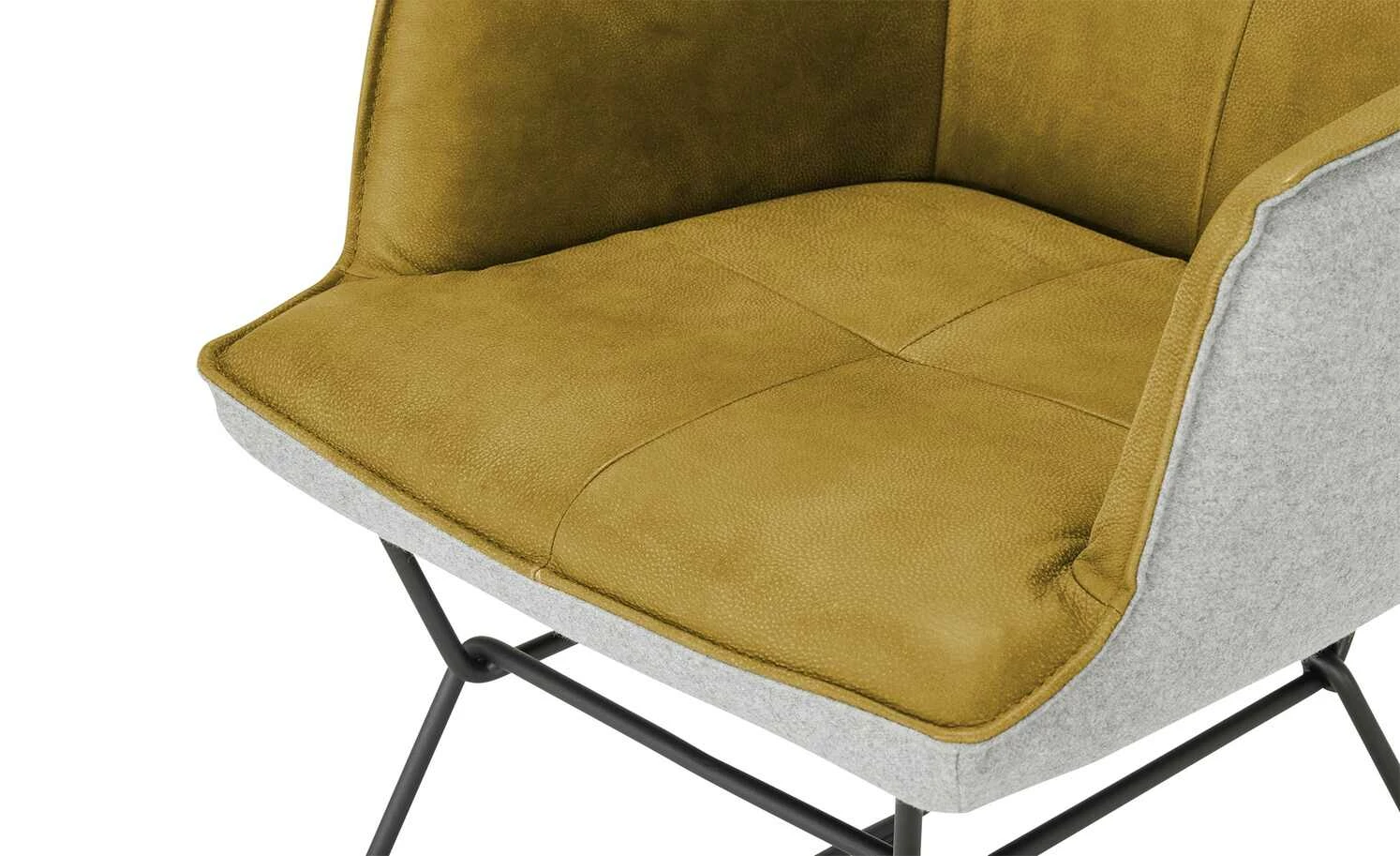 KOINOR Kufenstuhl mit Leder Bexx KOINOR Kufenstuhl mit Leder Bexx | Safran (Gelb) / Hellgrau Ja -Stühle Verkäufe 2022 15302865 8 202111242310