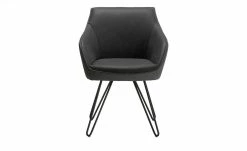 KOINOR Armlehnstuhl Dining System 4 | Omega (Dunkelgrau) / Dunkelgrau / Kontrastnaht Hellgrau -Stühle Verkäufe 2022 15303140 4 202111251235