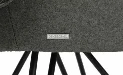 KOINOR Armlehnstuhl Dining System 4 | Omega (Dunkelgrau) / Dunkelgrau / Kontrastnaht Hellgrau -Stühle Verkäufe 2022 15303140 7 202111251235