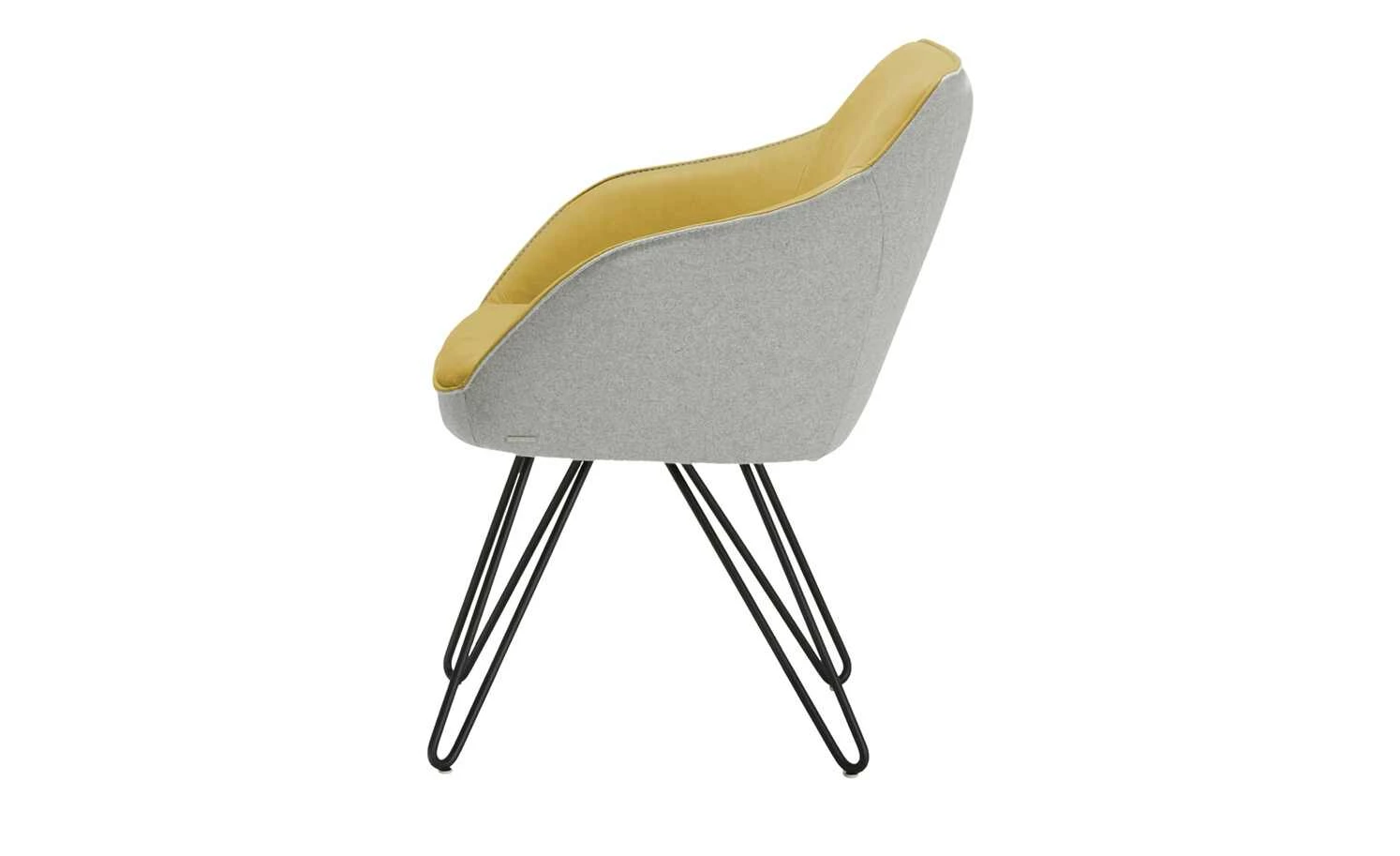 KOINOR Armlehnstuhl Dining System 4 KOINOR Armlehnstuhl Dining System 4 | Safran (Gelb) / Hellgrau / Kontrastnaht Grau -Stühle Verkäufe 2022 15303142 11 202111251235