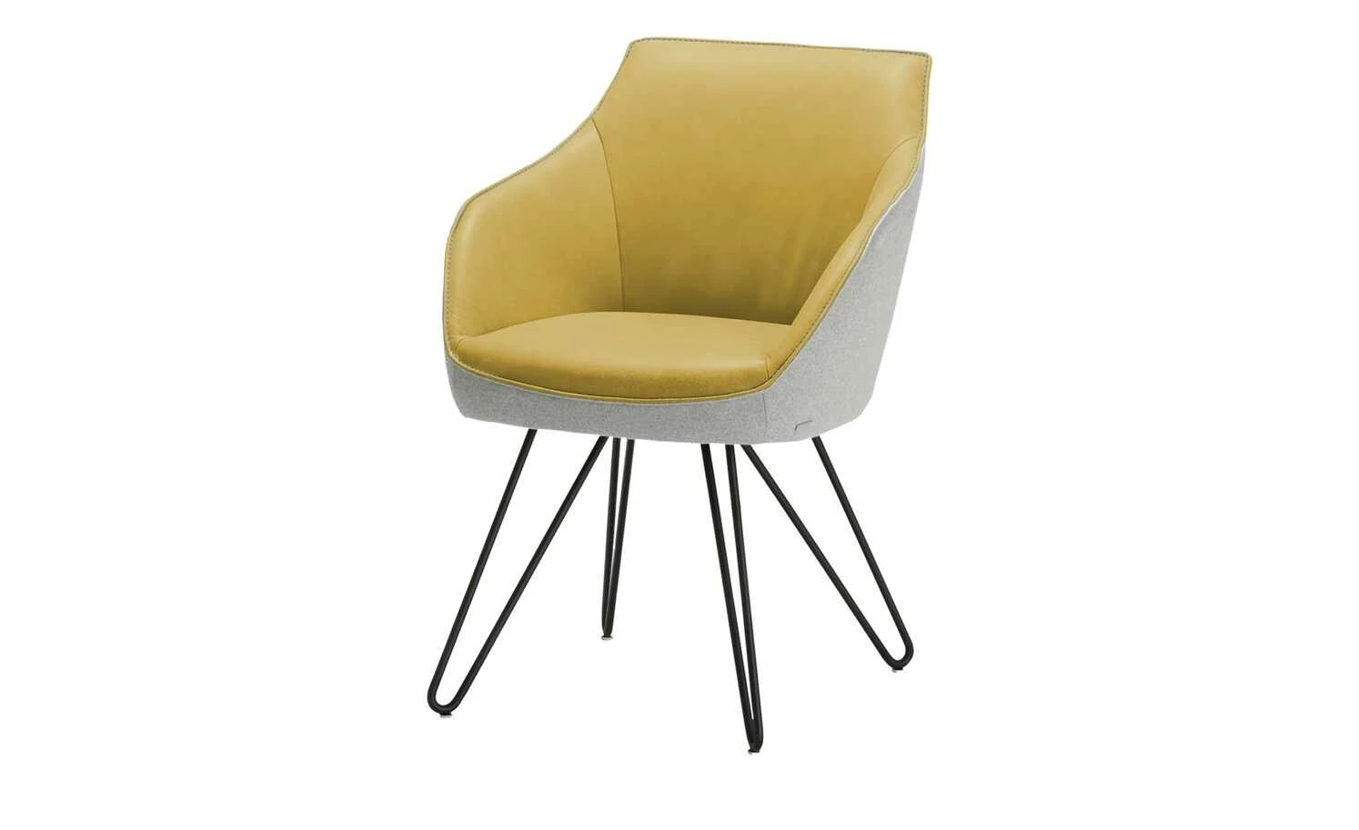 KOINOR Armlehnstuhl Dining System 4 KOINOR Armlehnstuhl Dining System 4 | Safran (Gelb) / Hellgrau / Kontrastnaht Grau -Stühle Verkäufe 2022 15303142 12 202111251235