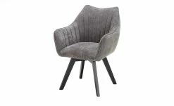 Schalen-Polsterstuhl drehbar Nairobi | Grau