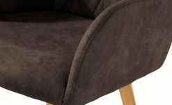 Woodford Polsterstuhl mit Armlehne Bristol | Braun (Dunkelbraun) Eiche -Stühle Verkäufe 2022 15303936 8 202203211234