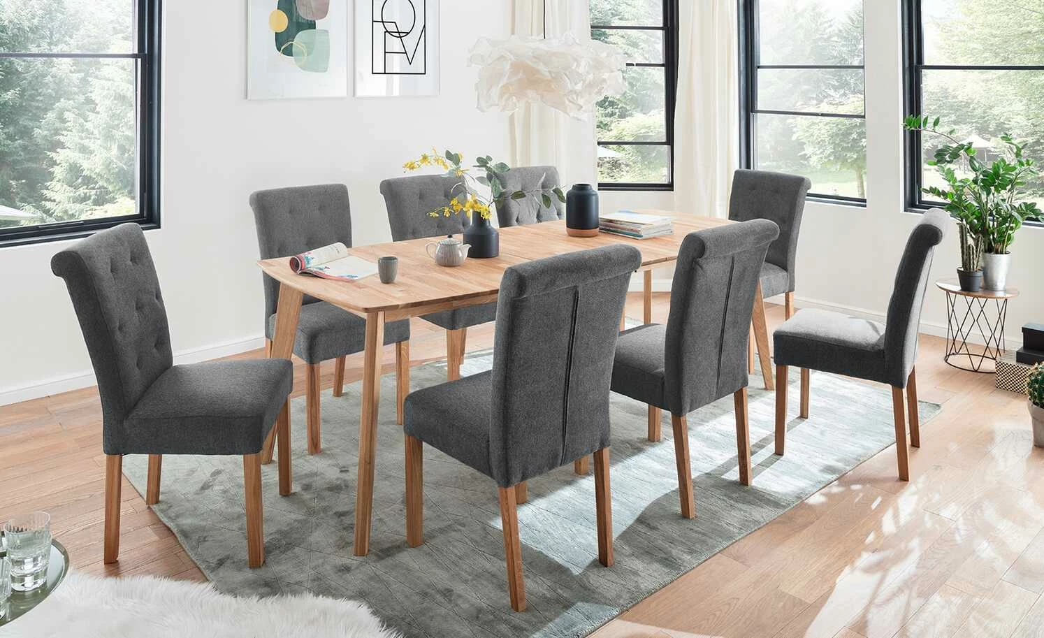 Woodford 2er Set Polsterstuhl Messena Woodford 2er Set Polsterstuhl Messena | Anthrazit Eiche -Stühle Verkäufe 2022 15304062 7 202111241245