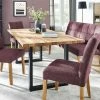 Woodford 2er Set Polsterstuhl Mako | Webstoff grob Bordeaux Eiche geölt -Stühle Verkäufe 2022 15304099 3 202205021317