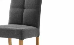 Woodford 2er Set Polsterstuhl Mako | Webstoff fein Anthrazit Eiche geölt -Stühle Verkäufe 2022 15304104 4 202204292232