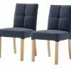 Woodford 2er Set Polsterstuhl Mako | Webstoff fein Nachtblau Buche natur -Stühle Verkäufe 2022 15304109 5 202205021317