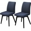 Woodford 2er Set Polsterstuhl Menda | Nachtblau Schwarz Nein Nein -Stühle Verkäufe 2022 15304119 1 202111252244