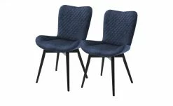 Gray & Jones 2er Set Polsterstuhl Tierra Fuego Two | Blau Schwarz Nein
