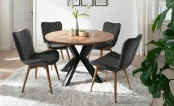 Gray & Jones 2er Set Polsterstuhl Tierra Fuego Two | Anthrazit Wildeiche Nein