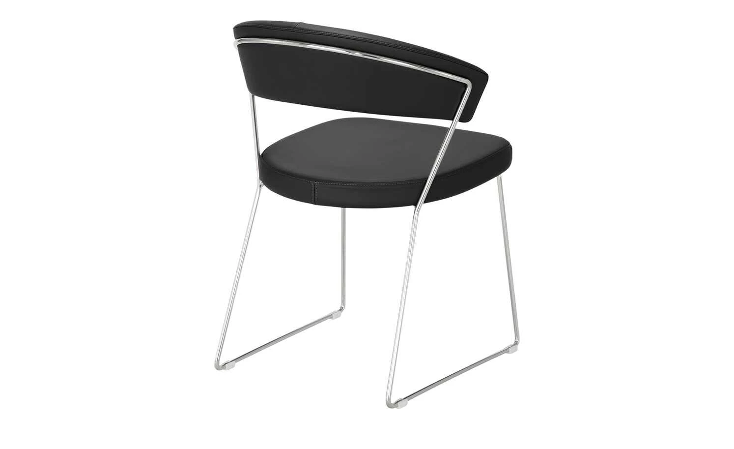 Connubia Kufenstuhl Leder New York Connubia Kufenstuhl Leder New York | Schwarz -Stühle Verkäufe 2022 15304565 4 202112022232