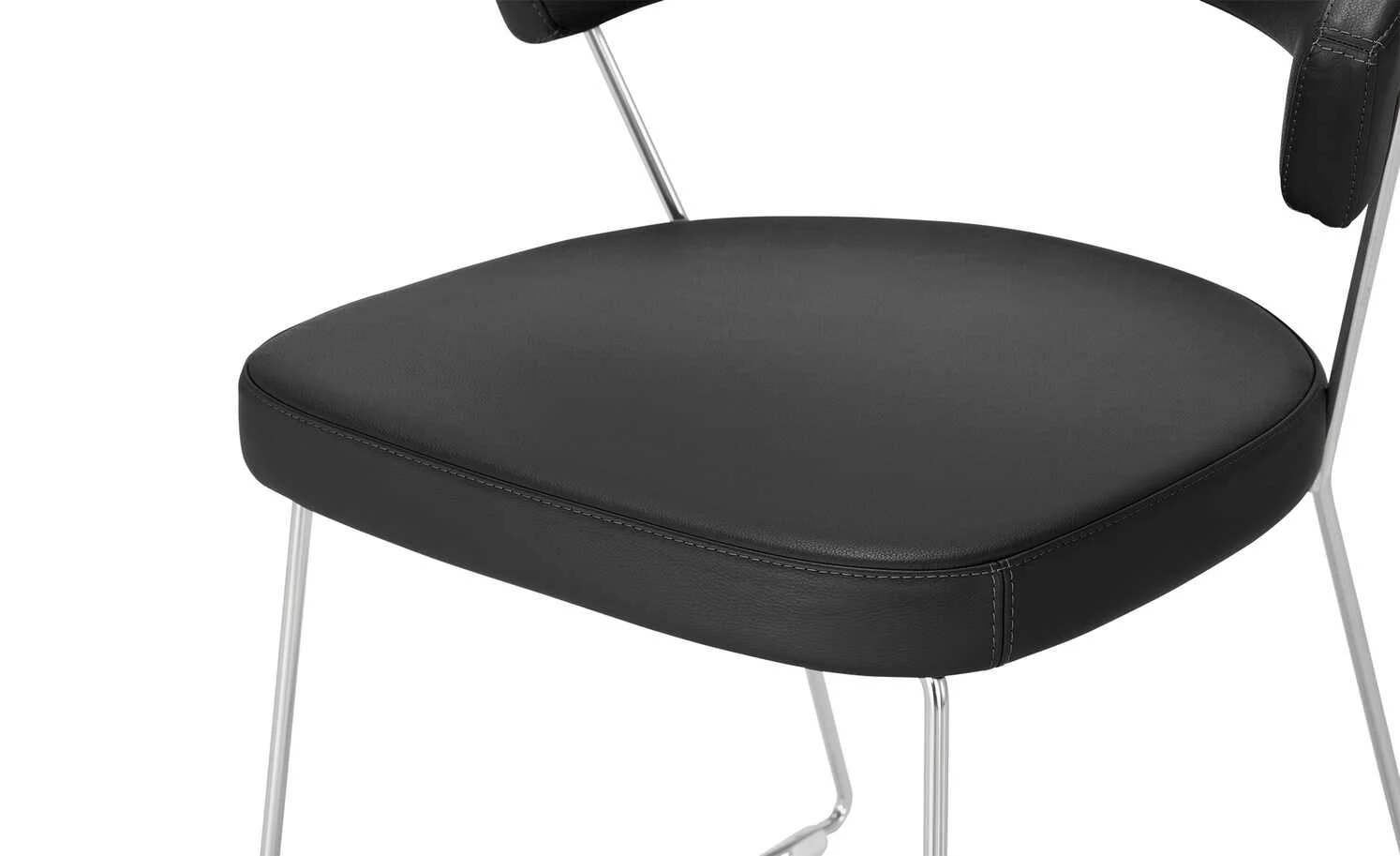 Connubia Kufenstuhl Leder New York Connubia Kufenstuhl Leder New York | Schwarz -Stühle Verkäufe 2022 15304565 7 202112022232