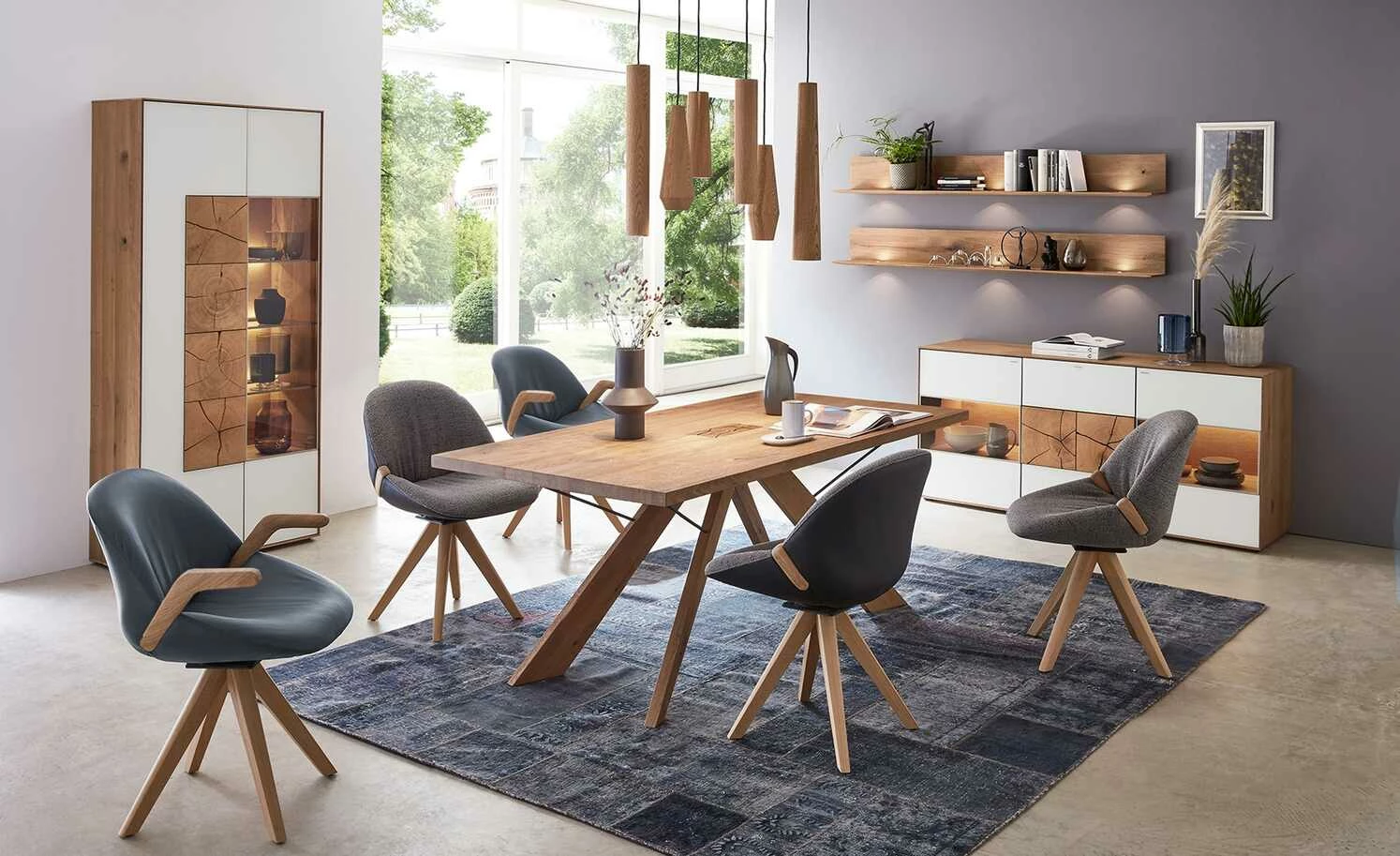 Wohnwert Armlehnstuhl Novum Wohnwert Armlehnstuhl Novum | Antikblau mit Elastic-Aktiv-Federung (gesundes Sitzen) -Stühle Verkäufe 2022 15304635 7 202112221257