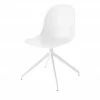 Connubia Schalenstuhl Academy | Schneeweiß 180 Grad drehbar mit Rückstellfunktion Schneeweiß
