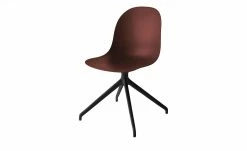 Connubia Schalenstuhl Academy | Rot Oxid (Bordeaux) 180 Grad drehbar mit Rückstellfunktion Schwarz
