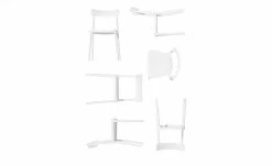 Connubia Stuhl stapelbar Argo | Schneeweiß