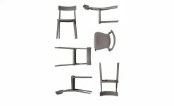 Connubia Stuhl stapelbar Argo | Taubengrau