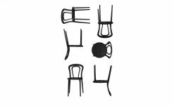 Connubia Stuhl stapelbar Caffe | Schwarz