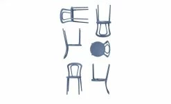 Connubia Stuhl stapelbar Caffe | Sky Blue (Blau)