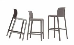 Connubia Barhocker stapelbar Bayo | Taubengrau ca. 65 cm