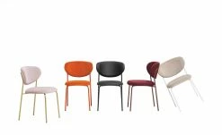 Connubia Polsterstuhl Cozy | Bordeaux / Rot Oxid (Bordeaux)