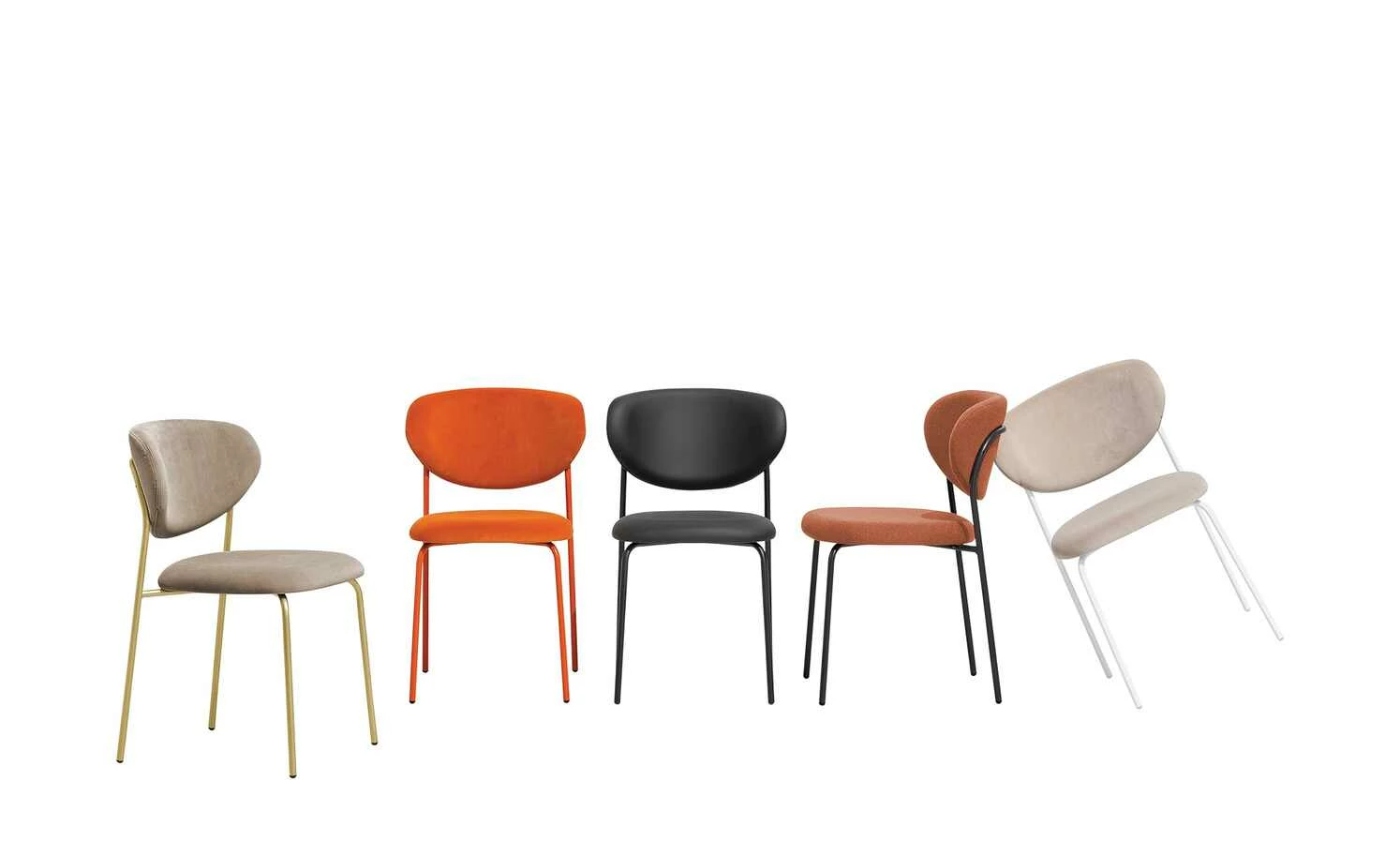 Connubia Polsterstuhl Cozy Connubia Polsterstuhl Cozy | Safran (Orange) / Schwarz -Stühle Verkäufe 2022 15304917 4 202111162234