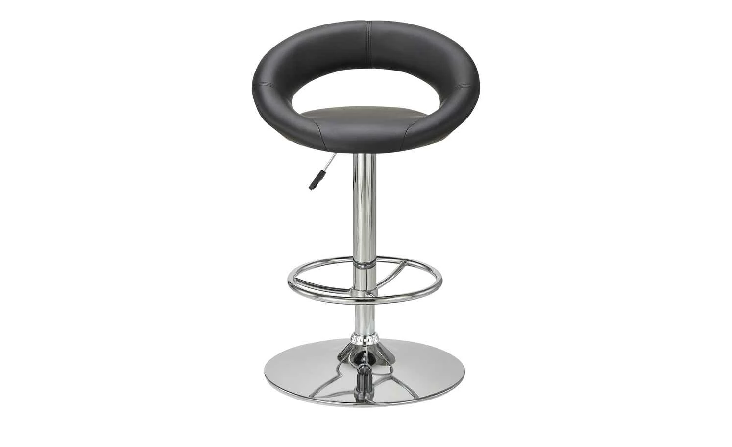 Barhocker Holger Barhocker Holger | Schwarz / Chrom Tellergröße: 50 cm -Stühle Verkäufe 2022 15305106 11 202209200831