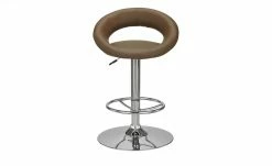 Barhocker Holger | Braun / Chrom Tellergröße: 50 cm -Stühle Verkäufe 2022 15305117 2 202209200831