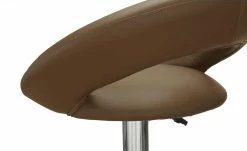 Barhocker Holger | Braun / Chrom Tellergröße: 50 cm -Stühle Verkäufe 2022 15305117 6 202209200831