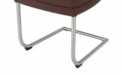 uno Leder-Freischwinger Sophia | Dunkelrot -Stühle Verkäufe 2022 15305221 4 202207191233