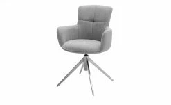 Polsterstuhl drehbar Curo | Grau Edelstahl -Stühle Verkäufe 2022 15305290 1 202201202233