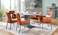 Musterring Polsterstuhl Nova | Terra (Braun-Orange) Nein