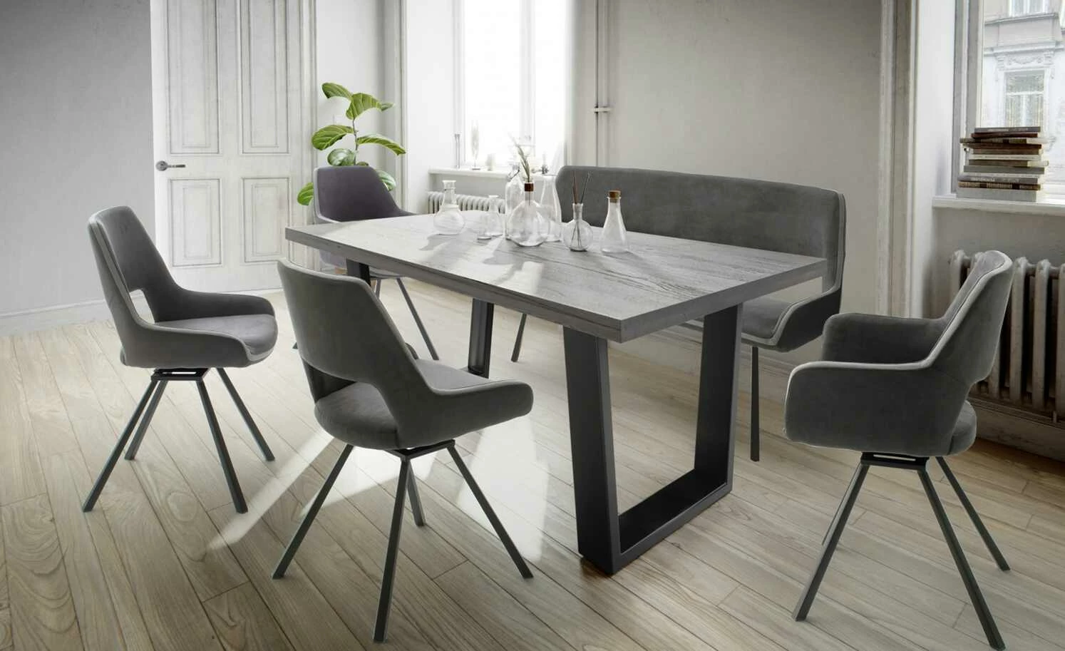 Polsterstuhl Jenala Polsterstuhl Jenala | Grau / Hellgrau Nein -Stühle Verkäufe 2022 15305479 7 202208102233