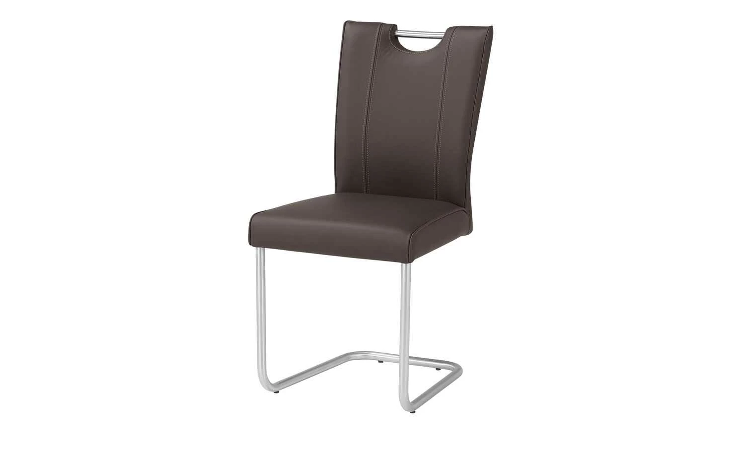 Leder-Schwingstuhl mit Griff 6861 Leder-Schwingstuhl mit Griff 6861 | Dunkelbraun -Stühle Verkäufe 2022 15305593 10 202207201301