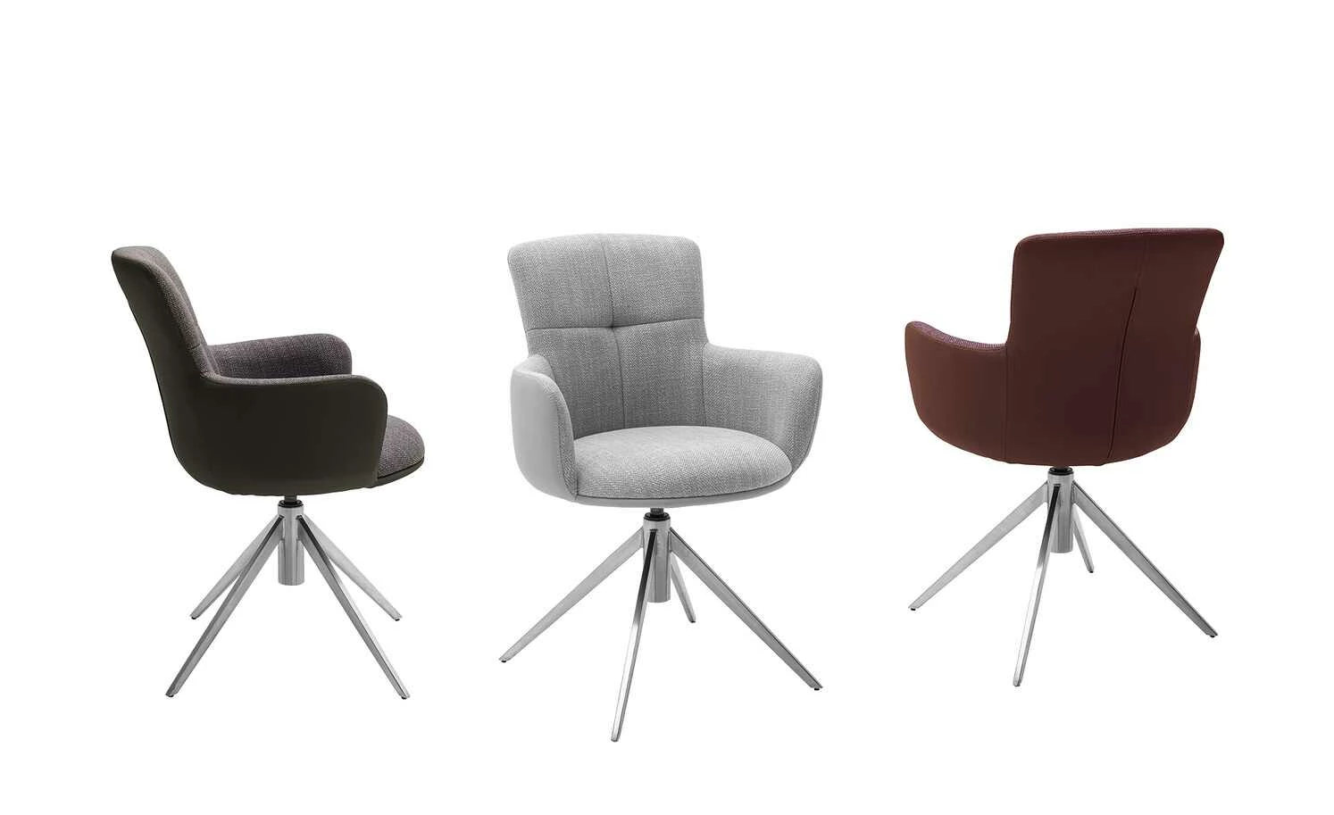 Polsterstuhl drehbar Curo Polsterstuhl drehbar Curo | Anthrazit Edelstahl -Stühle Verkäufe 2022 15305726 2 202201202233