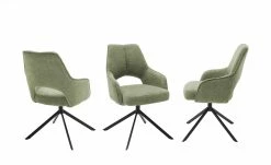 Polsterstuhl drehbar Gory | Olive (Grün)