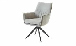 Armlehnstuhl Latina | Platingrau (Hellgrau) Metall Ja