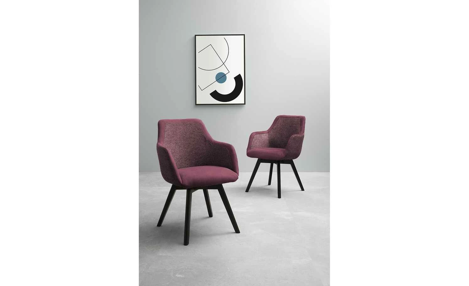 Dine + Mine Polsterstuhl Corby Dine + Mine Polsterstuhl Corby | Bordeaux Schwarz Nein -Stühle Verkäufe 2022 15306713 6 202206162233