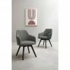 Dine + Mine Polsterstuhl Xalapa | Anthrazit Schwarz Ja