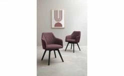 Dine + Mine Polsterstuhl Xalapa | Bordeaux Schwarz Nein