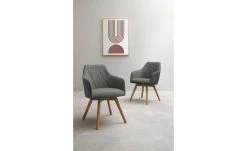 Dine + Mine Polsterstuhl Xalapa | Anthrazit Akaziefarbig Nein