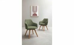 Dine + Mine Polsterstuhl Xalapa | Olivgrün Akaziefarbig Nein