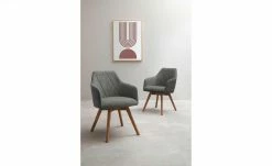 Dine + Mine Polsterstuhl Xalapa | Anthrazit Wildeiche Nein