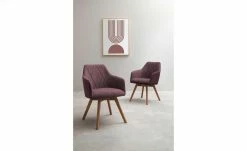 Dine + Mine Polsterstuhl Xalapa | Bordeaux Wildeiche Nein