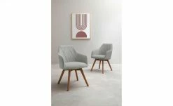 Dine + Mine Polsterstuhl Xalapa | Lichtgrau Wildeiche Nein