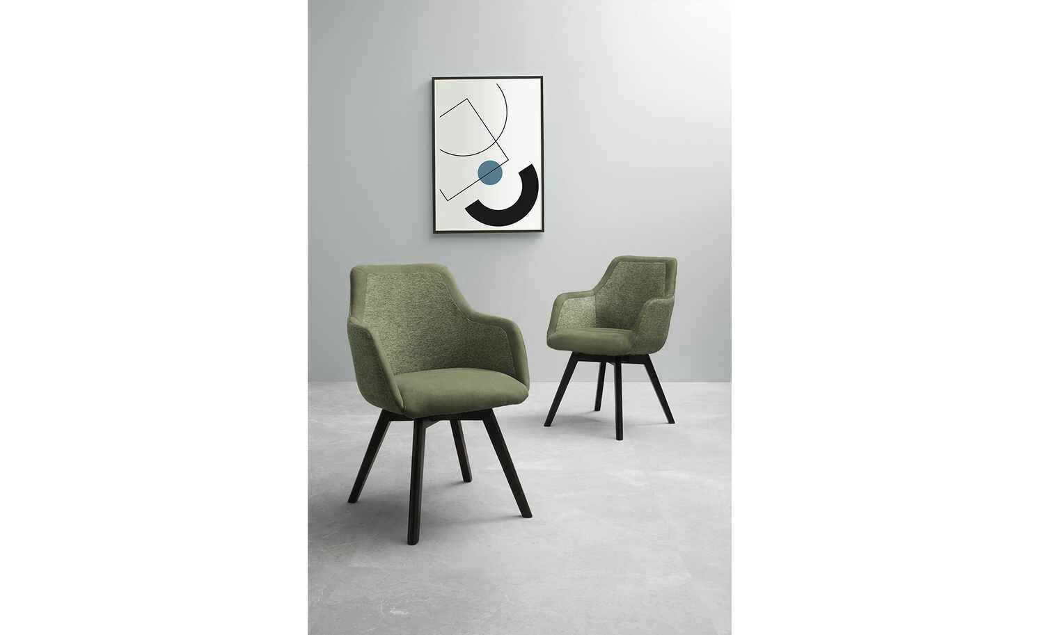Dine + Mine Polsterstuhl Corby Dine + Mine Polsterstuhl Corby | Olivgrün Schwarz Nein -Stühle Verkäufe 2022 15307077 4 202206162233