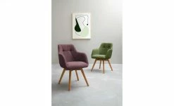 Dine + Mine Polsterstuhl Nador | Bordeaux Wildeiche Nein