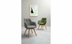 Dine + Mine Polsterstuhl Nador | Anthrazit Wildeiche Ja