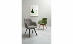 Dine + Mine Polsterstuhl Nador | Cappuccino (Braun) Schwarz Nein