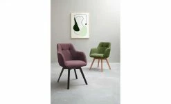 Dine + Mine Polsterstuhl Nador | Bordeaux Schwarz Nein